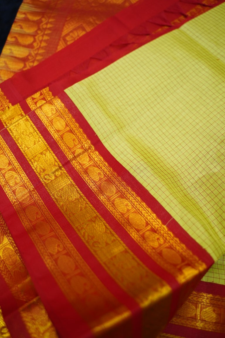 Kanchi Handloom Silk Cotton Saree PC13626