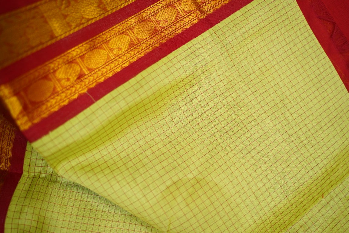 Kanchi Handloom Silk Cotton Saree PC13626