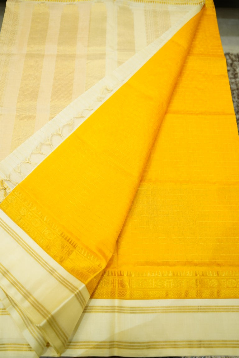 Kanchi Handloom Silk Cotton Saree-PC13994