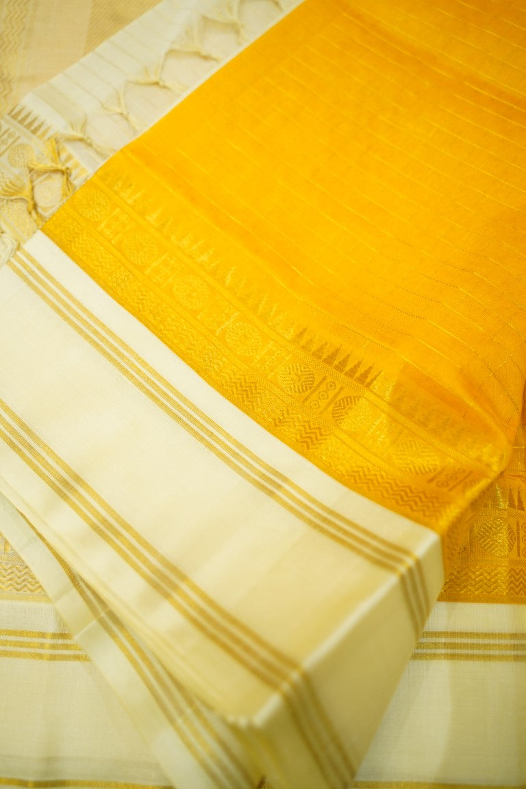 Kanchi Handloom Silk Cotton Saree-PC13994