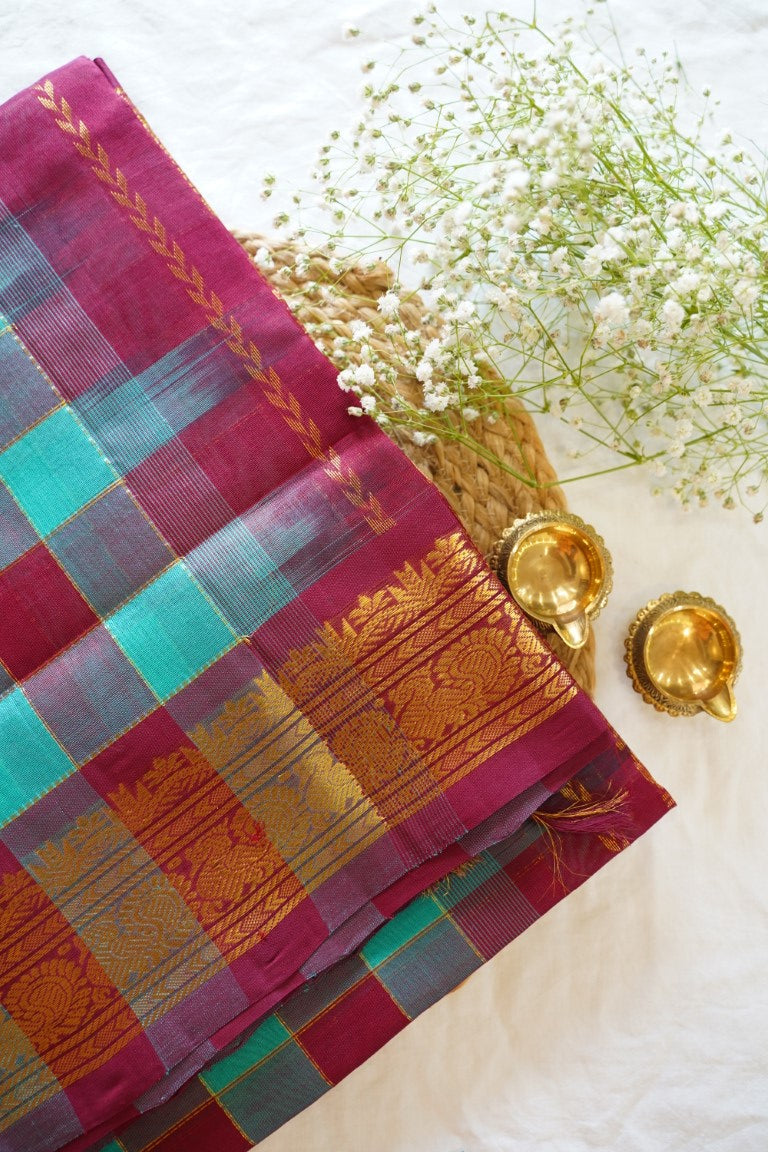 Kanchi Handloom Silk Cotton PC13789