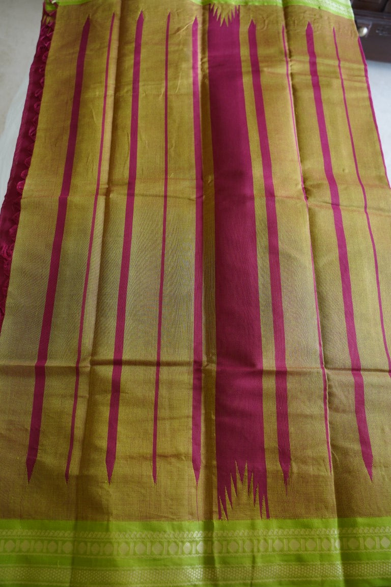 Kanchi handloom Cotton Saree PC13580