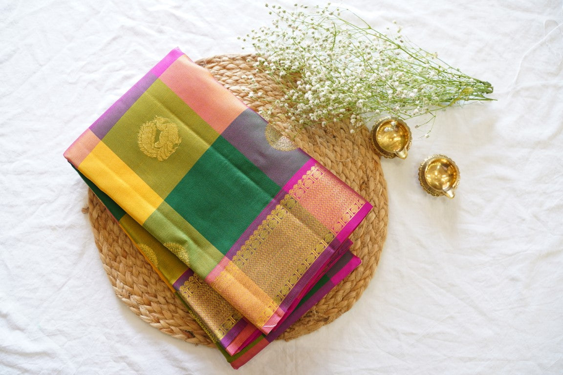 Pure Kanchi Silk Saree PC13817