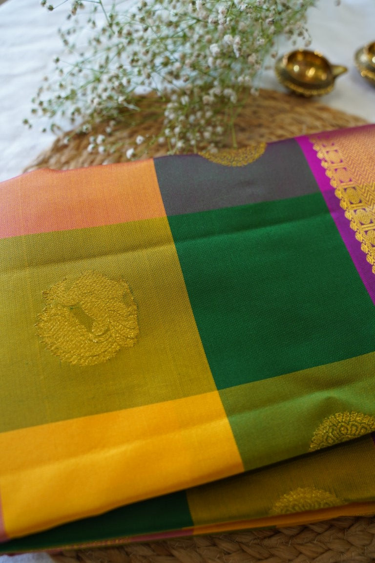 Pure Kanchi Silk Saree PC13817