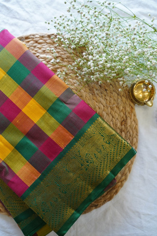 Pure Kanchi Silk Saree PC13816