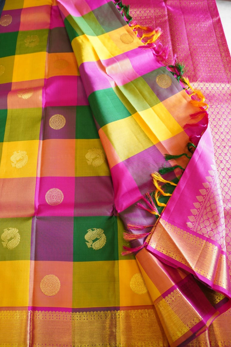 Pure Kanchi Silk Saree PC13817