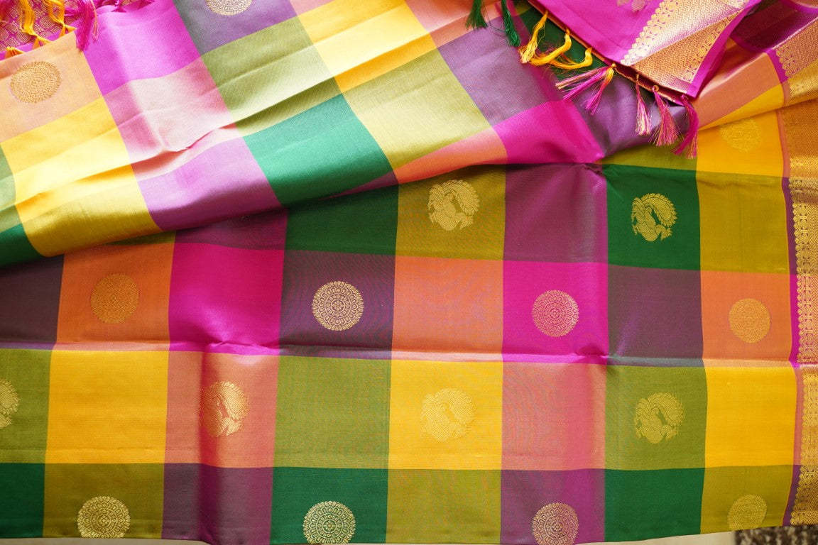 Pure Kanchi Silk Saree PC13817