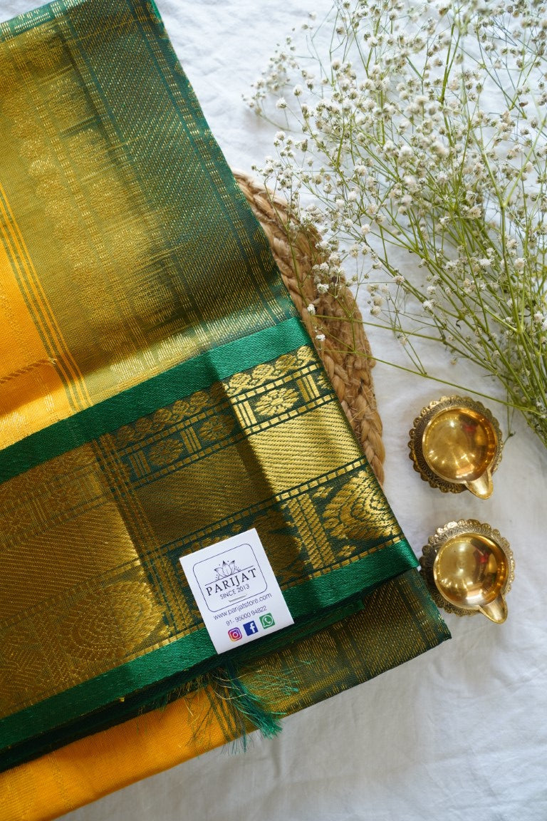 Kanchi Handloom Silk Cotton Saree PC13795