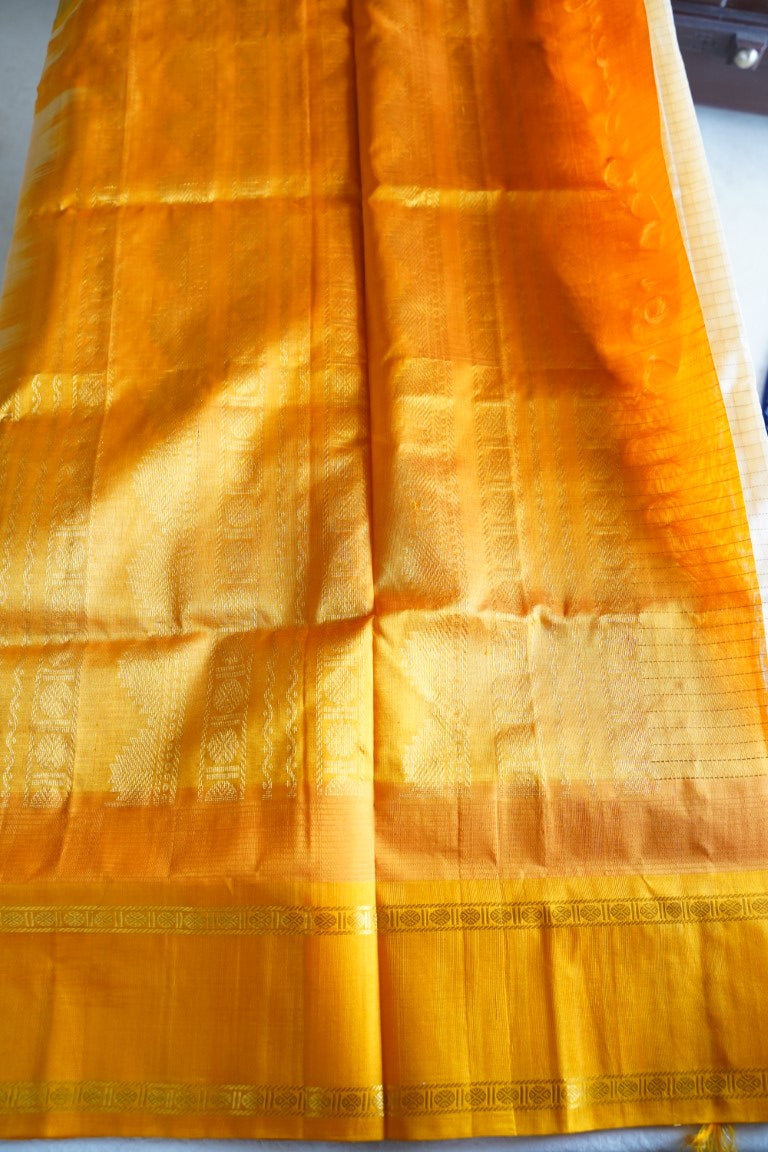 Kanchi Handloom Silk Cotton Saree PC13797