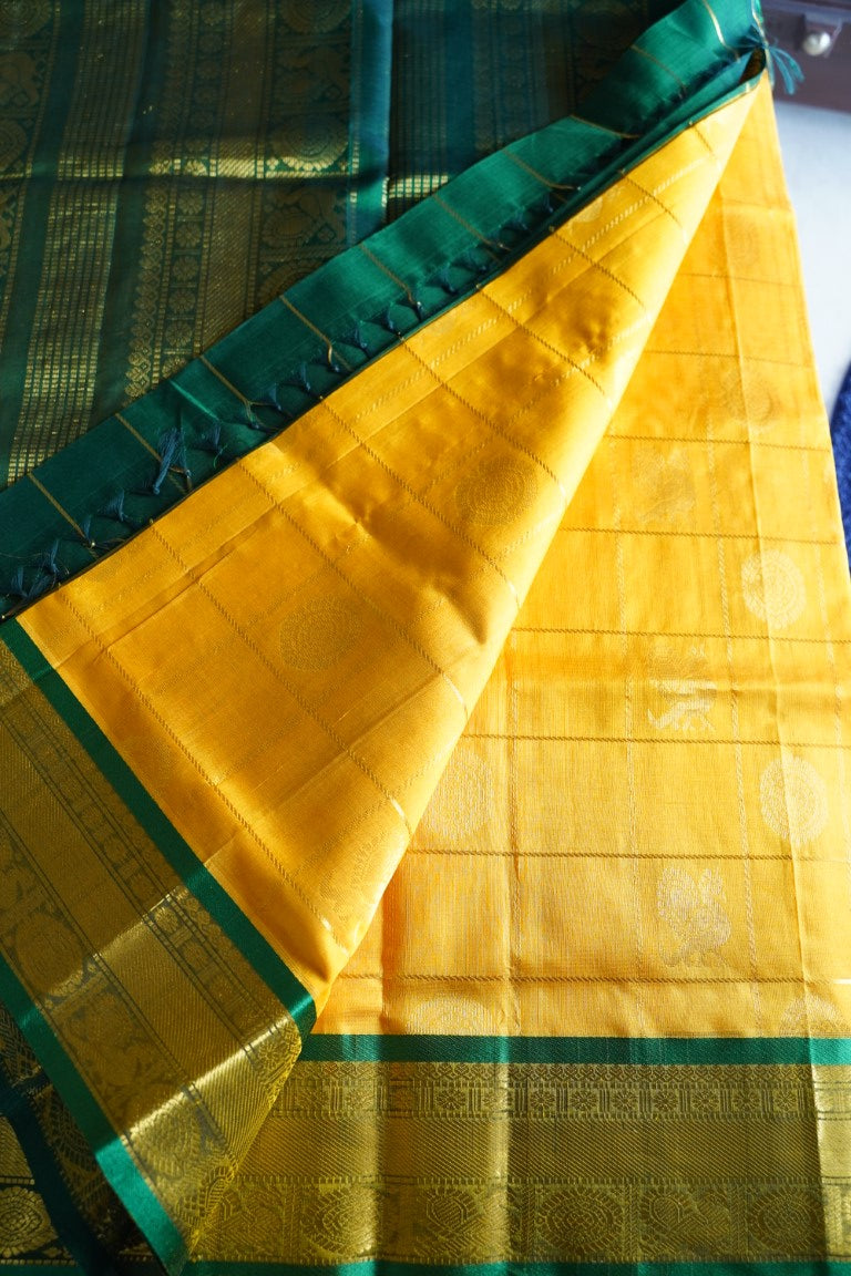 Kanchi Handloom Silk Cotton Saree PC13795