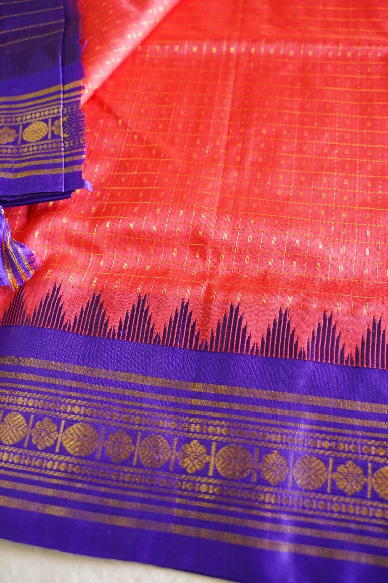 Kanchi Handloom Silk Cotton Saree PC13792