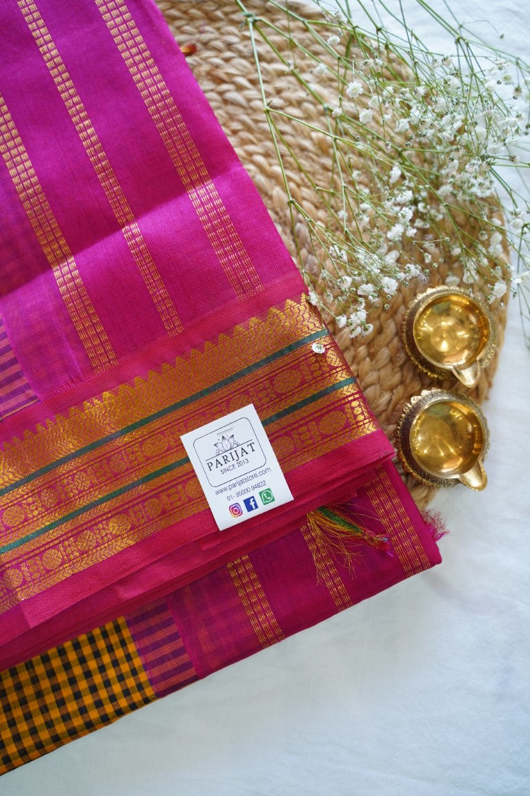 Kanchi Handloom Silk Cotton Saree PC13867