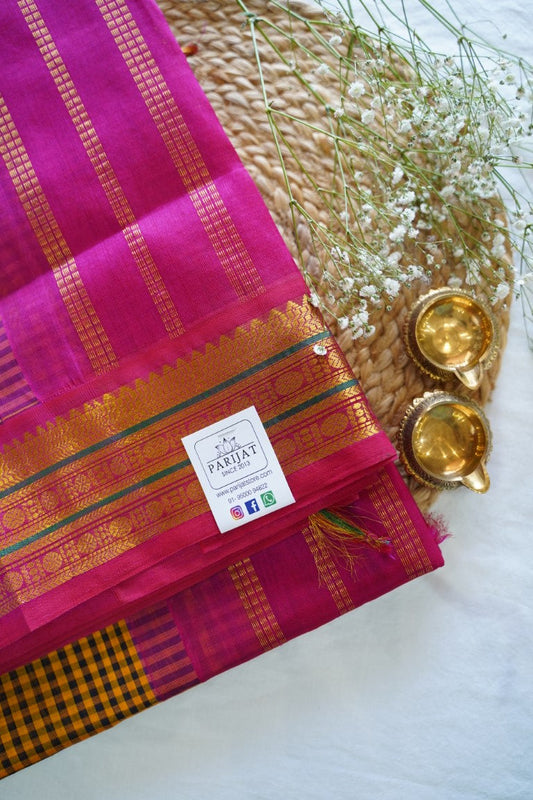 Kanchi Handloom Silk Cotton Saree PC13867