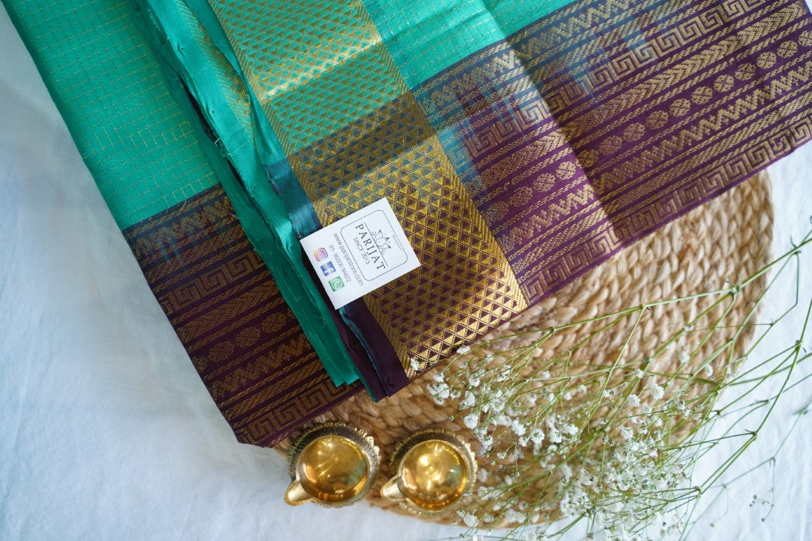 Kanchi Handloom Silk Cotton Saree PC13874