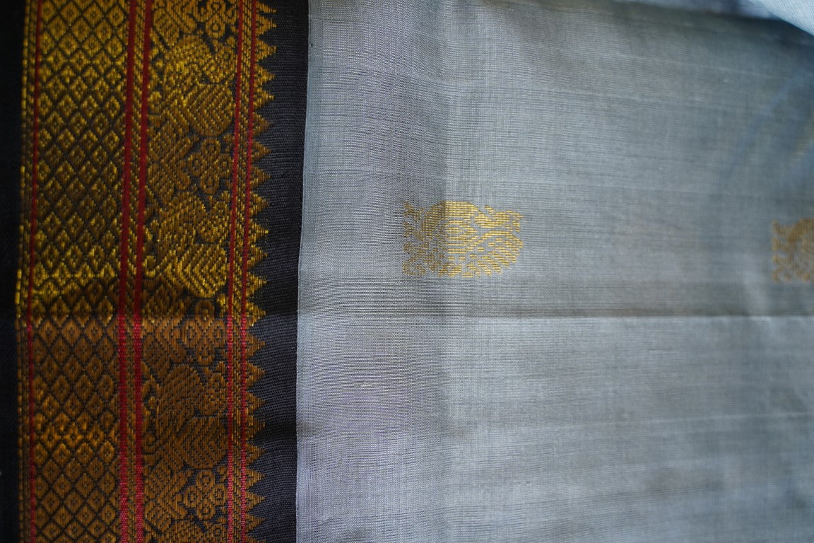 Kanchi Handloom Silk Cotton Saree PC13855