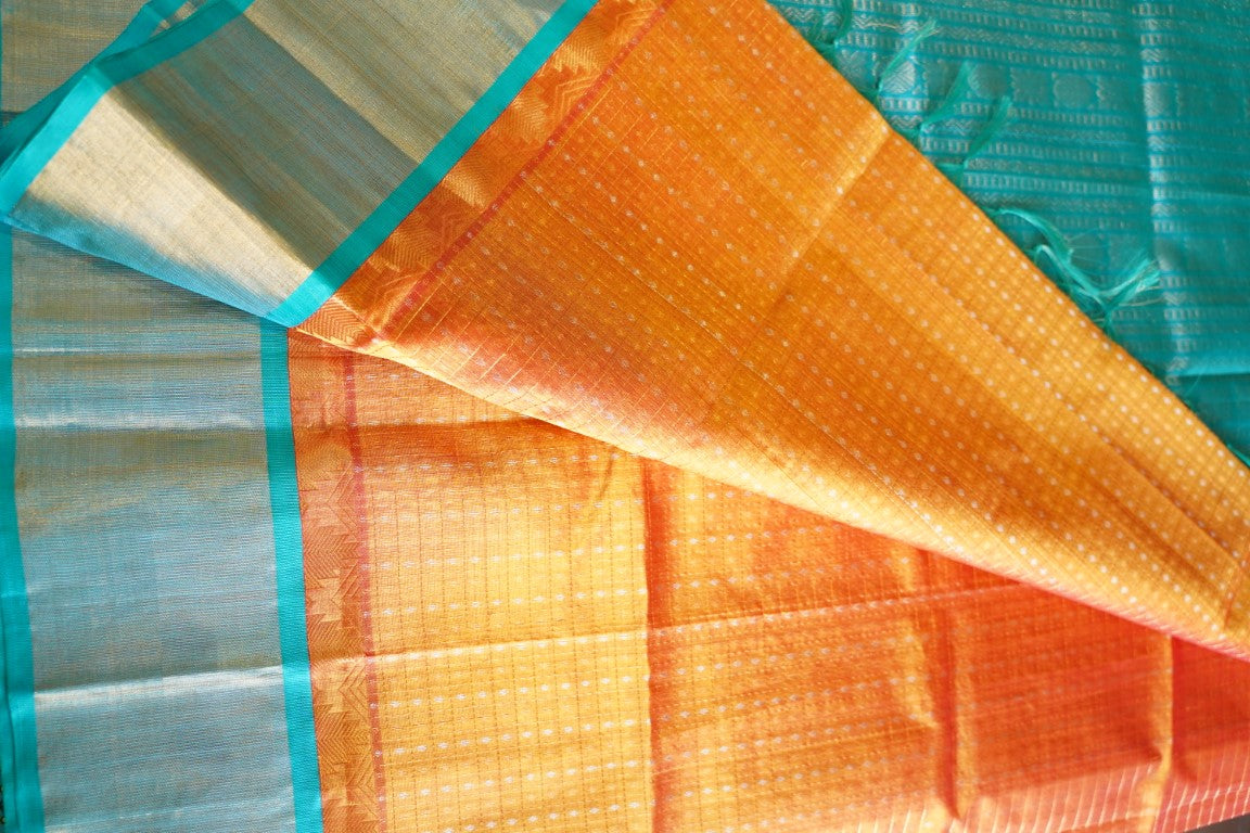 Kanchi Handloom Silk Cotton Saree PC13873