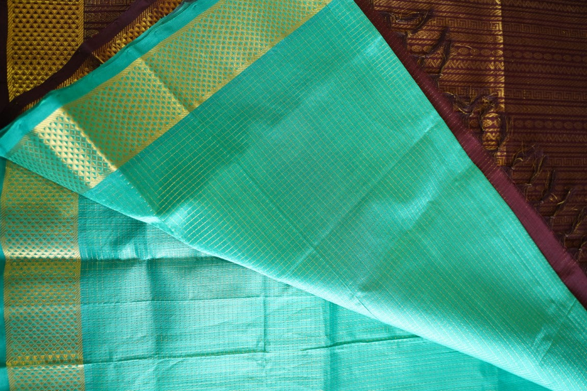 Kanchi Handloom Silk Cotton Saree PC13874