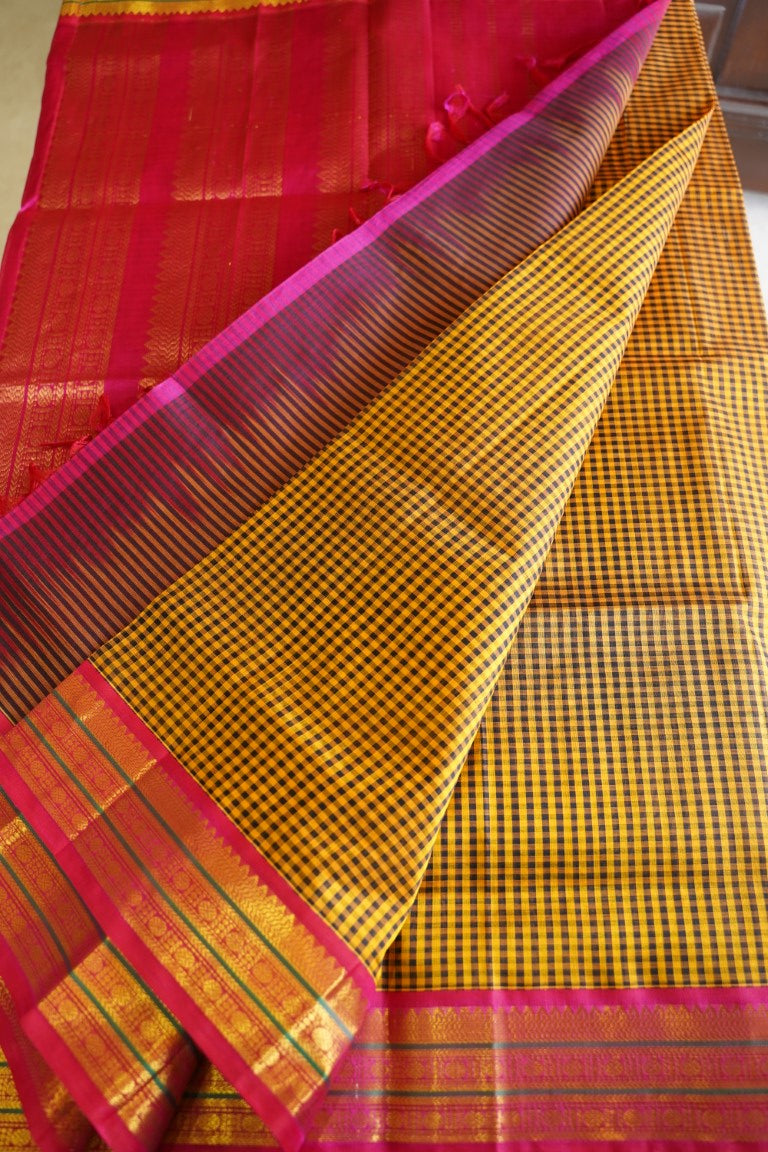 Kanchi Handloom Silk Cotton Saree PC13867