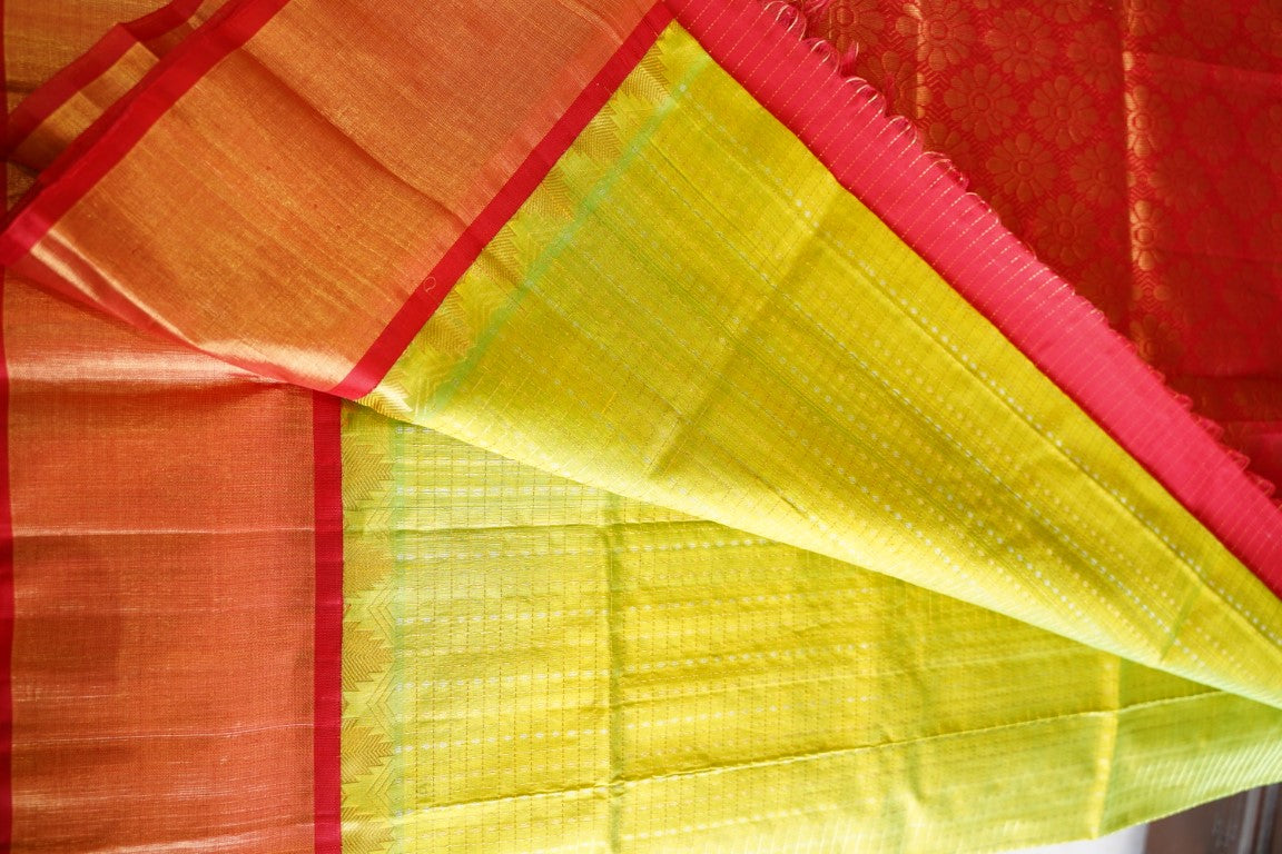 Kanchi Handloom Silk Cotton Saree PC13868