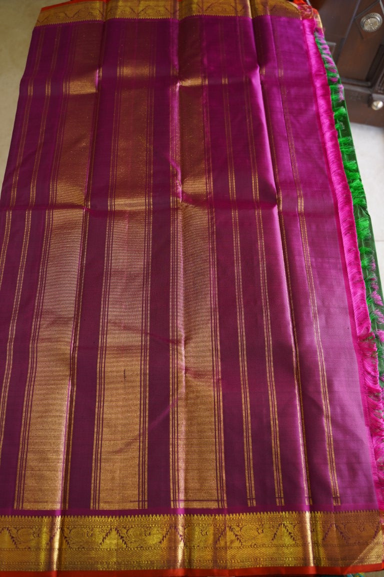 Pure Kanchi Silk Saree PC13820