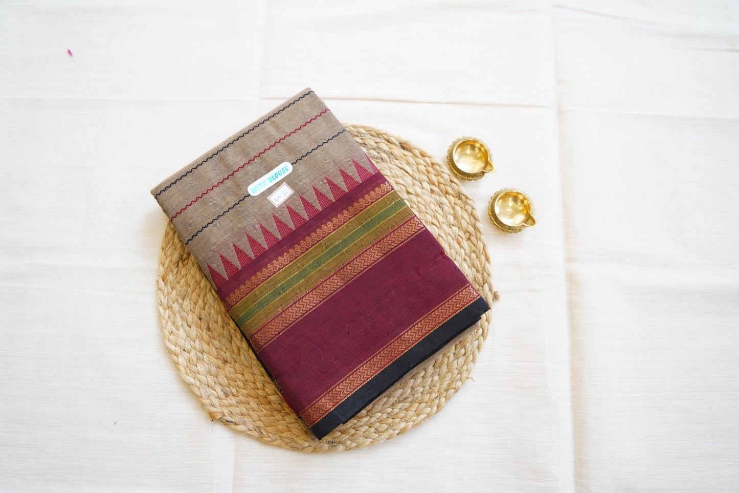 Chettinadu handloom Cotton Saree PC13915