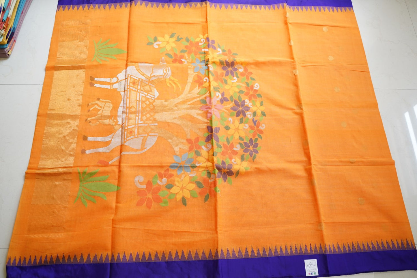 Ponduru handloom Cotton Saree -PC13945