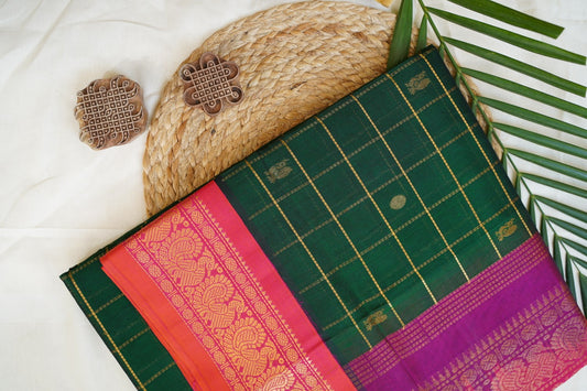 Kanchi Handloom Silk Cotton Saree PC13959