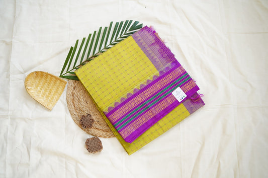 Kanchi Handloom Silk Cotton Saree PC13957