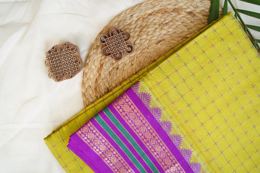 Kanchi Handloom Silk Cotton Saree PC13957