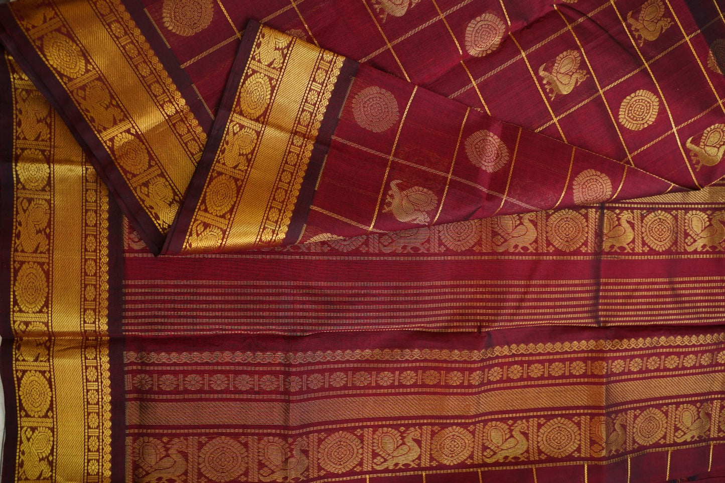 Kanchi Handloom Silk Cotton Saree PC13963