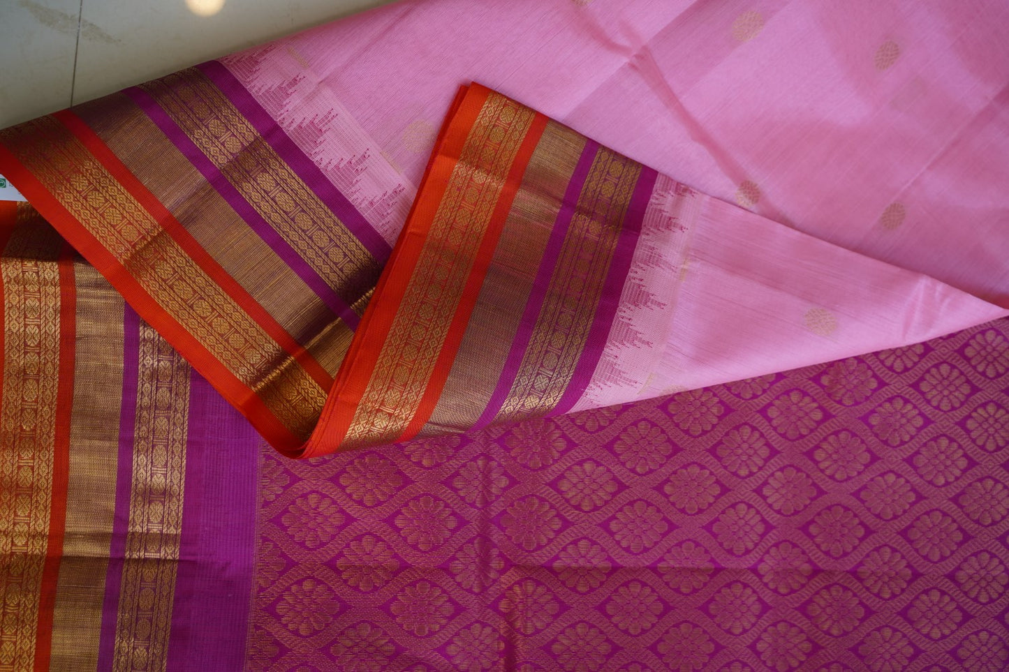 Kanchi Handloom Silk Cotton Saree PC14025