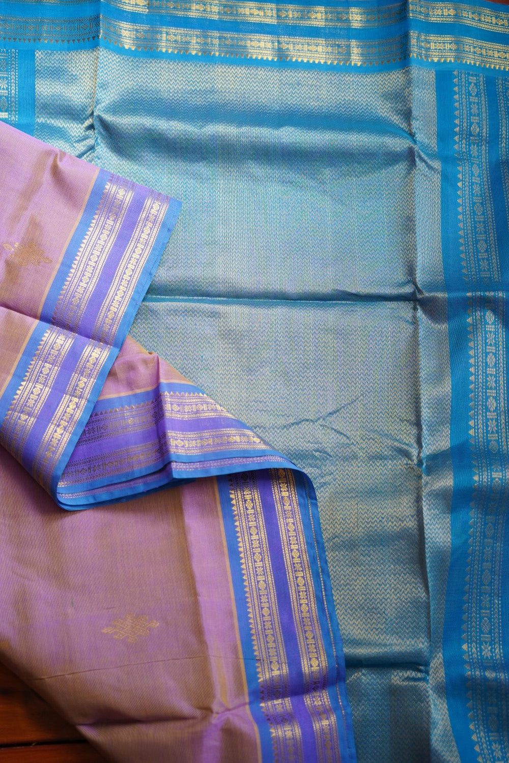 10 Yards  Kanchi Handloom Silk Cotton Saree PC11107