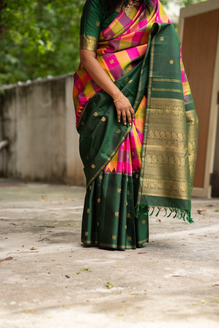 Pure Kanchi Silk Saree PC12511-KRIYA