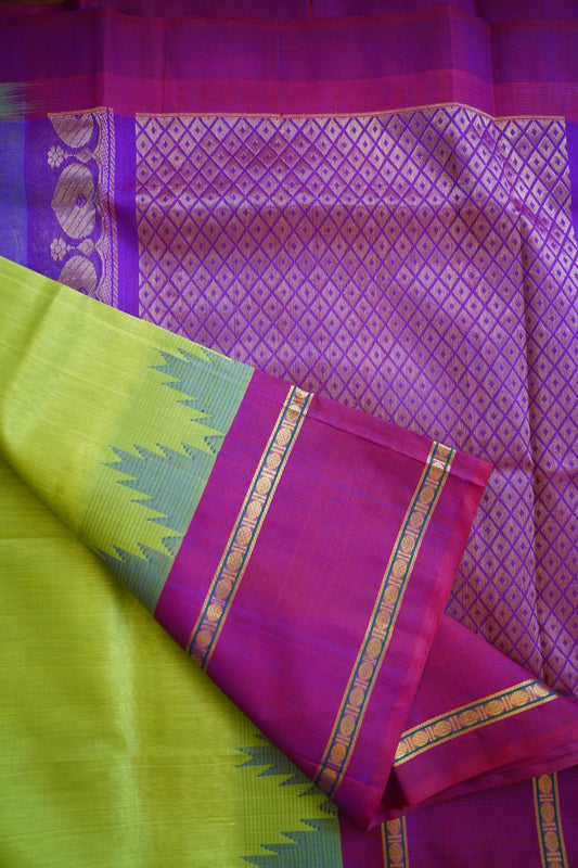 Kanchi Handloom Silk Cotton Saree PC12056