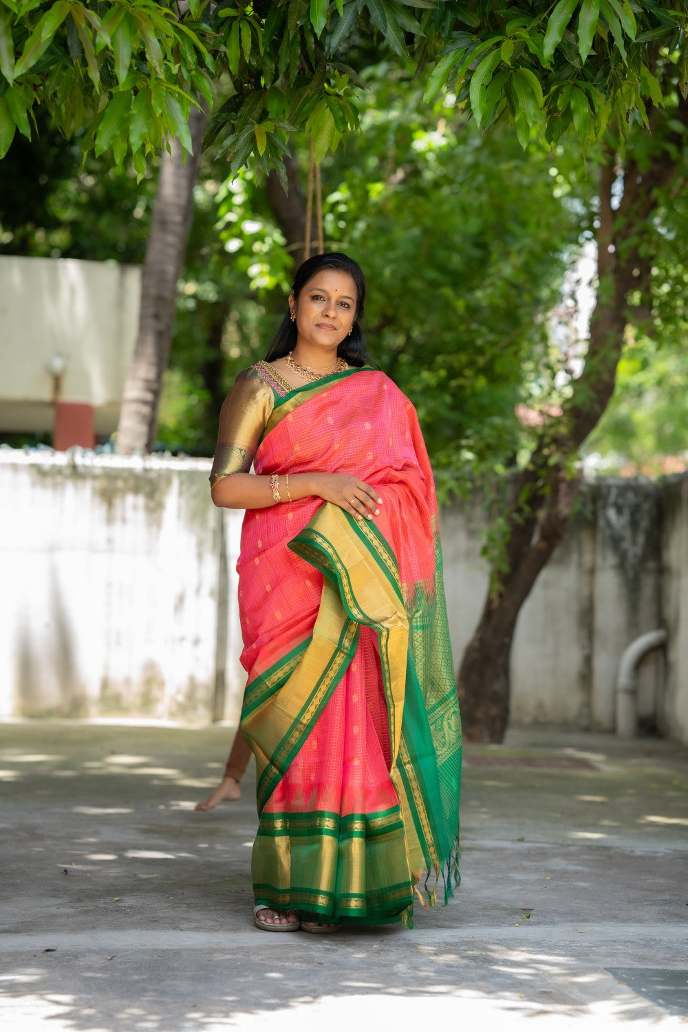 Kanchi Handloom Silk Cotton Saree PC12252