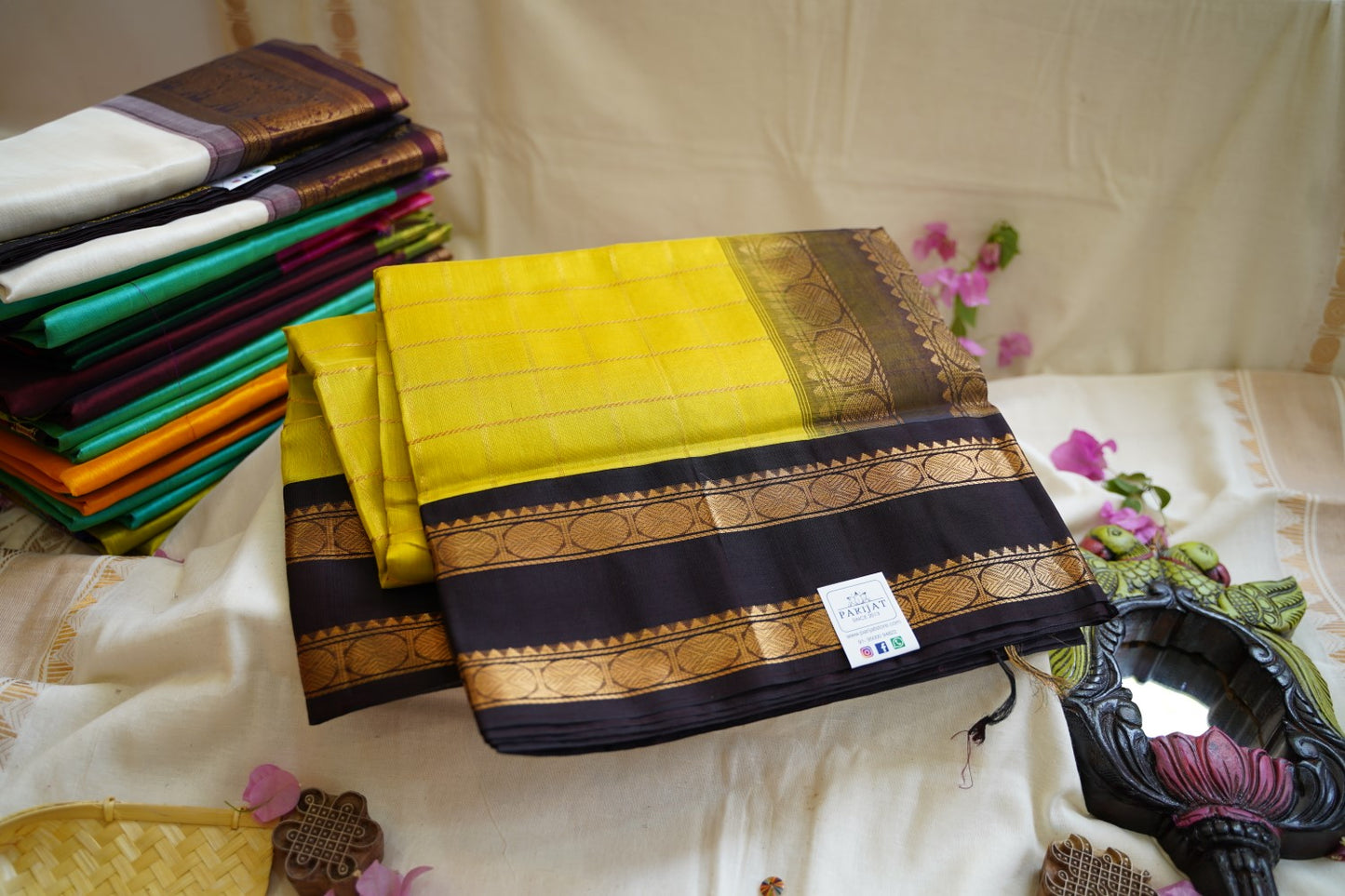 Kanchi Handloom Silk Cotton Saree PC12171