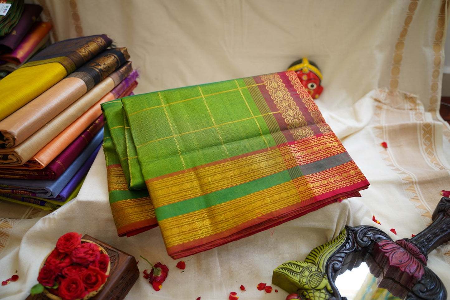 Kanchi Handloom Silk Cotton Saree PC12295