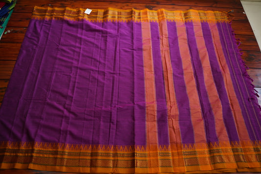 Narayanapet handloom Cotton Saree with Thread border PC12772