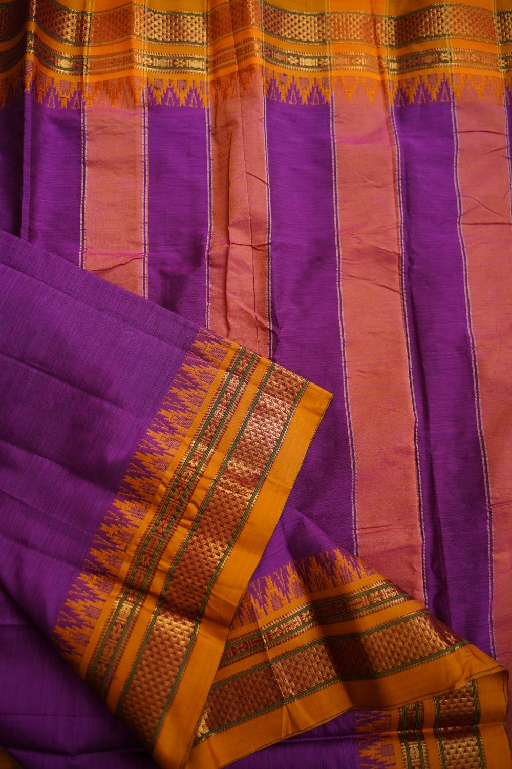 Narayanapet handloom Cotton Saree with Thread border PC12772