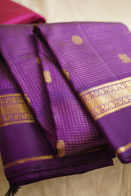 Pure Kanchi Silk Saree Oosikattam PC11383