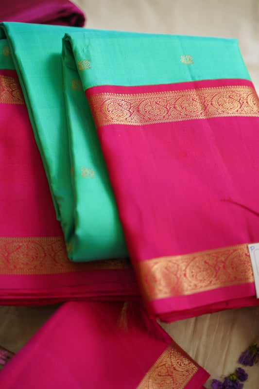 Korvai Pure Kanchi Silk Saree PC9974