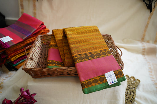 Kanchi handloom Cotton  Saree PC12839