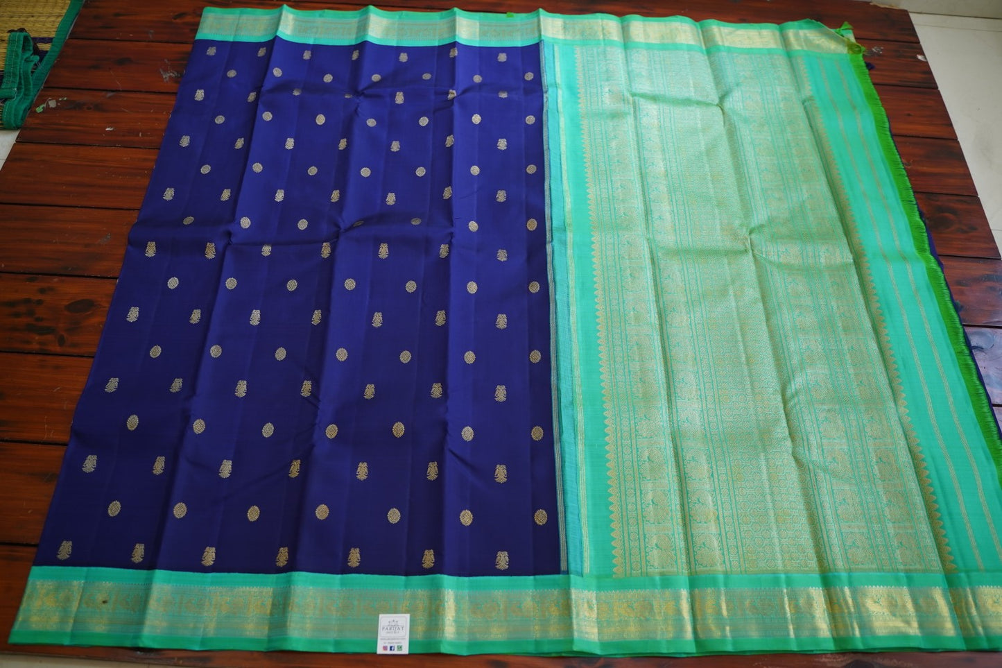 Kanchi Korvai Pure Silk Saree PC12871