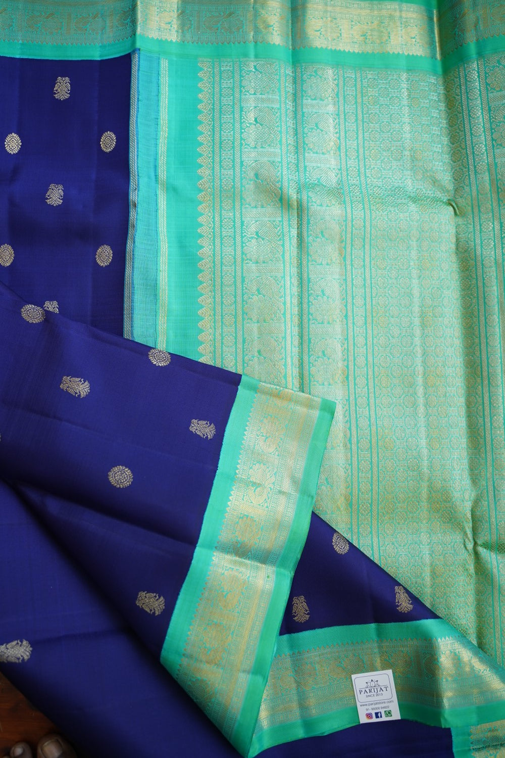 Kanchi Korvai Pure Silk Saree PC12871