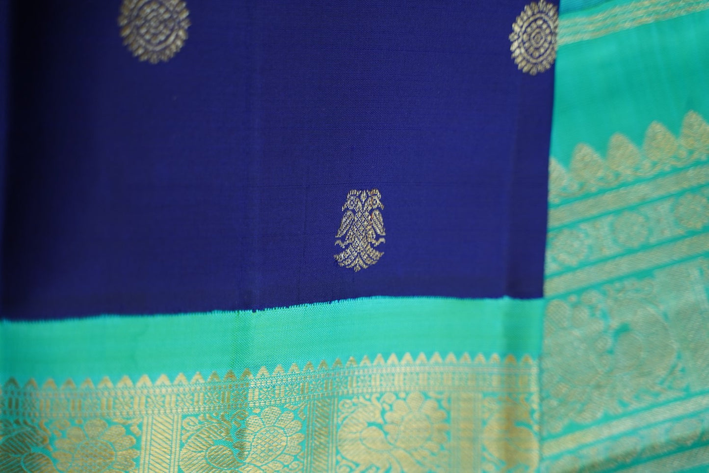 Kanchi Korvai Pure Silk Saree PC12871