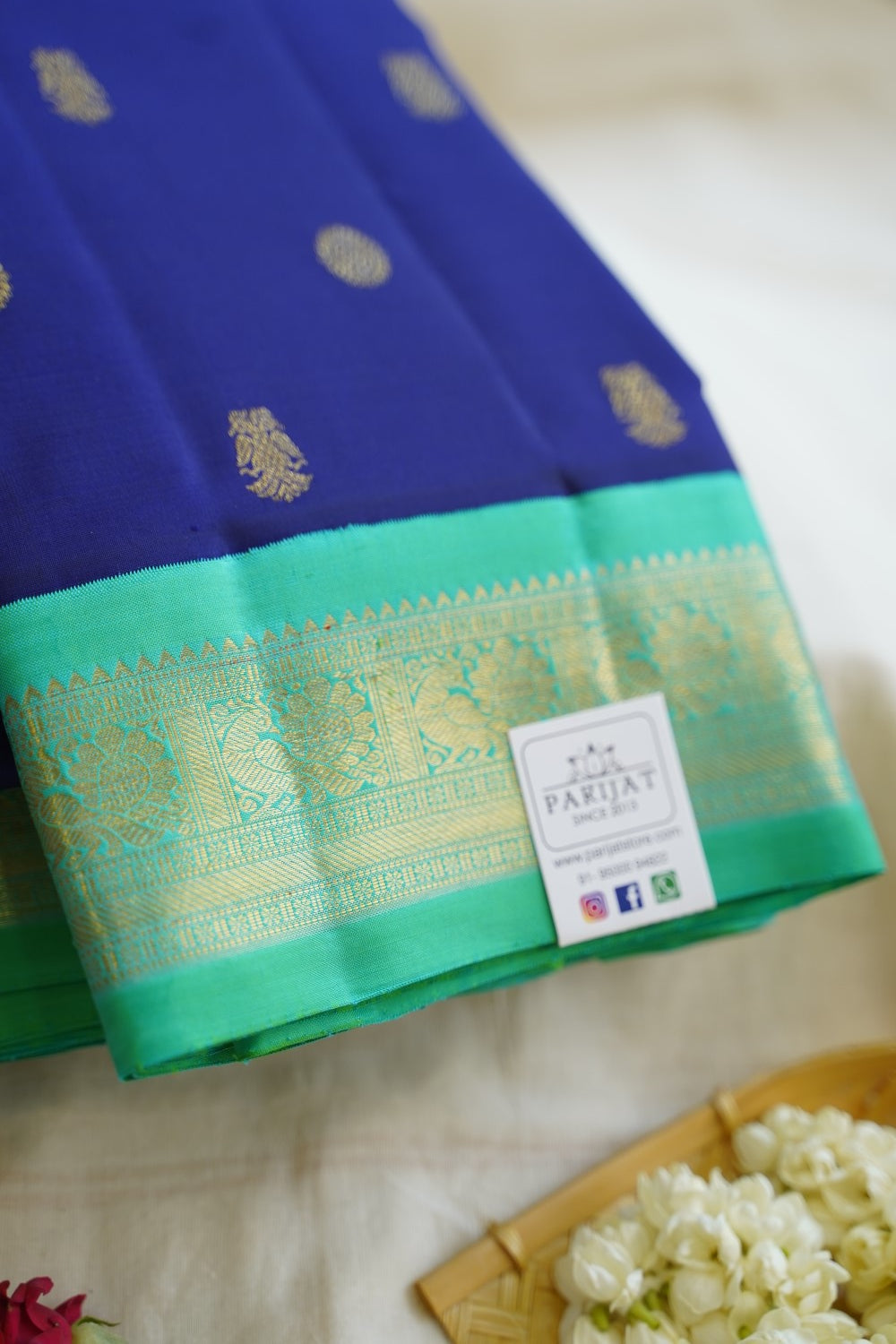 Kanchi Korvai Pure Silk Saree PC12871