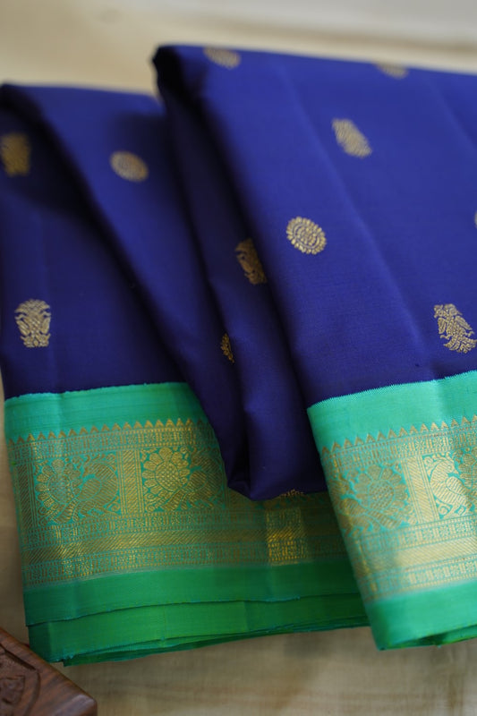 Kanchi Korvai Pure Silk Saree PC12871