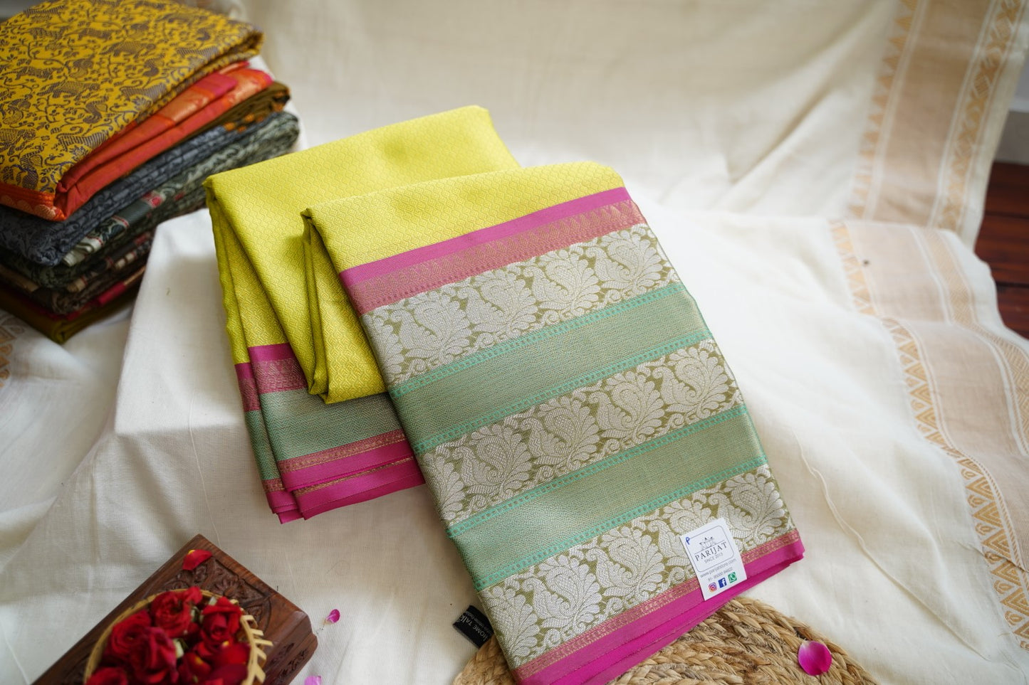 Banarasi Muslin Silk Saree  PC8461