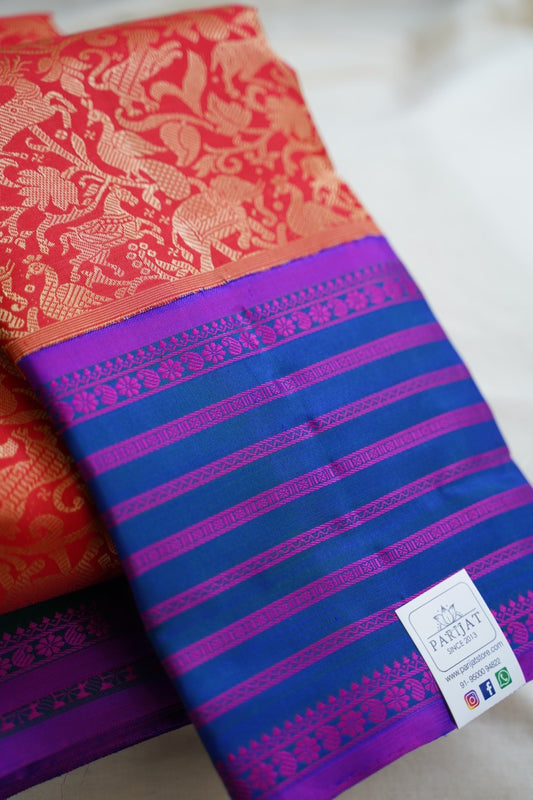 Pure Kanchi Vanasingaram Silk Saree PC12888