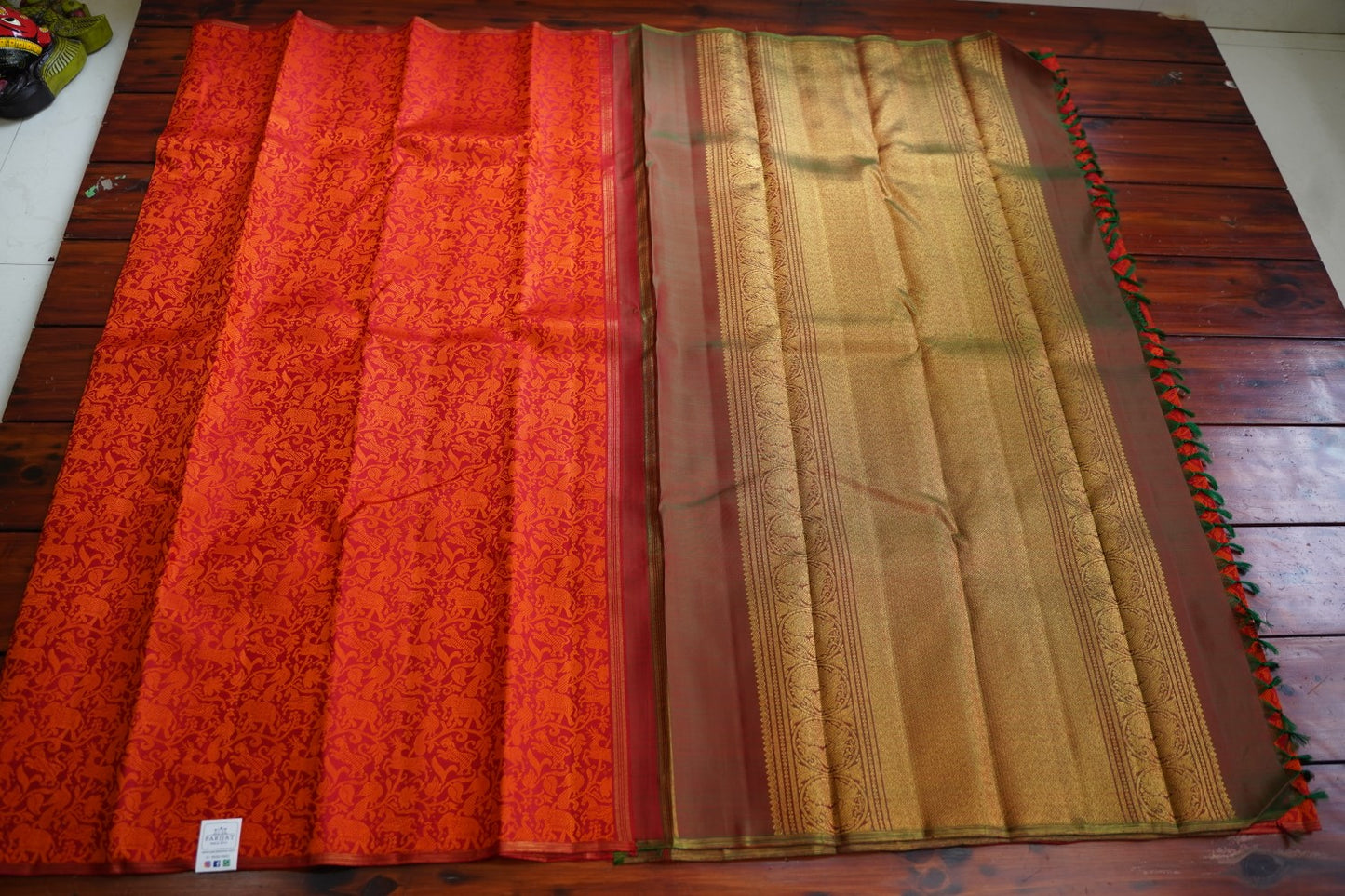 Pure Kanchi Vanasingaram Silk Saree PC12889